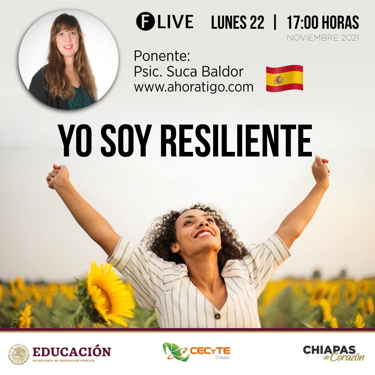Yo soy resiliente - Charla CECyTECH Chiapas